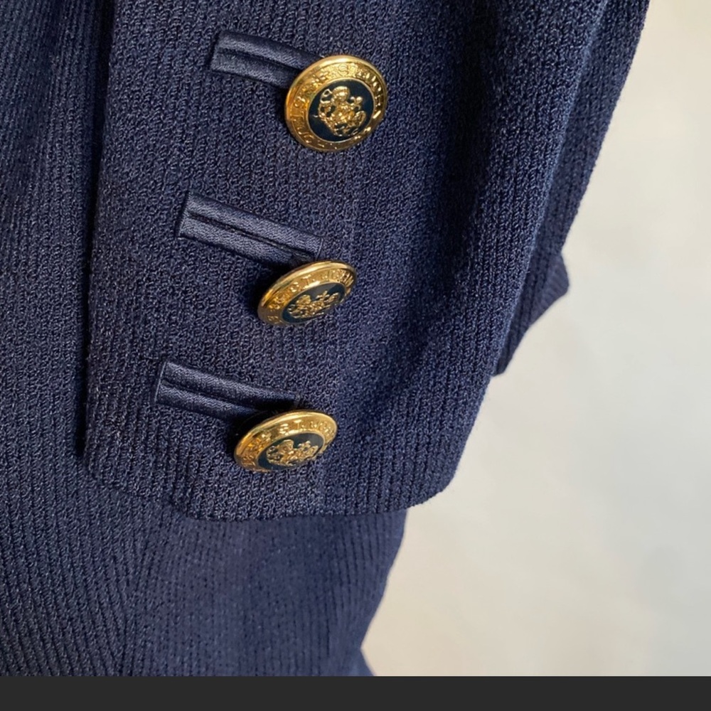 St John Basic Navy Jacket W Maxi Skirt - image 3